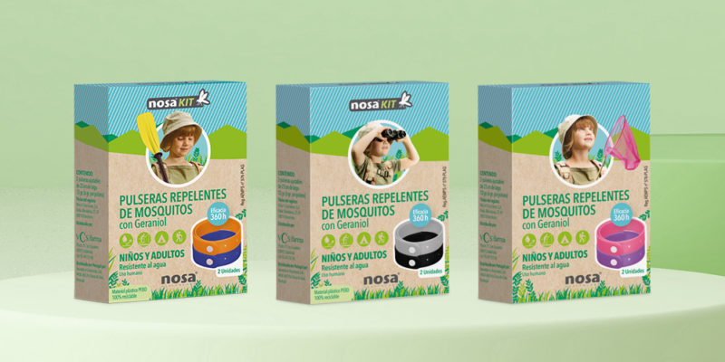 Pulseras repelente de moskitos Nosakit