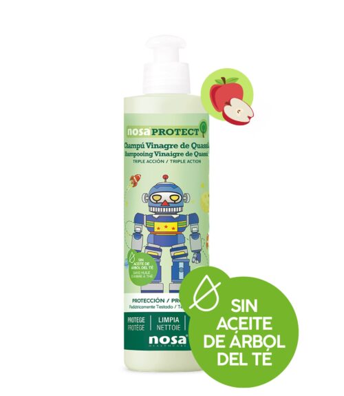 Champú vinagre de quassia Manzana - Limpia
