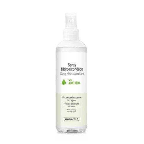 Spray hidroalcohólico - Con Alcohol y Aloe Vera.
